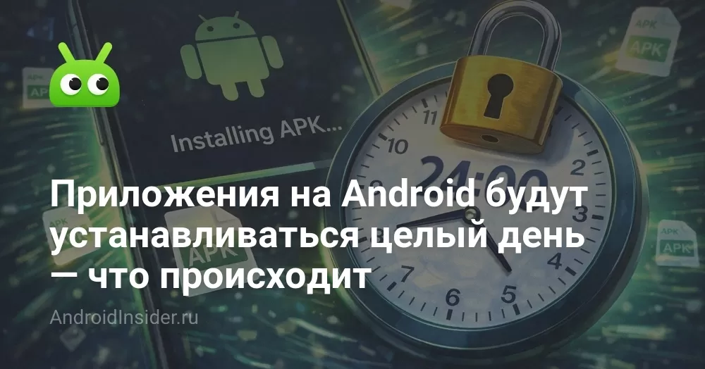 Приложения на Android будут устанавливаться целый день — что происходит