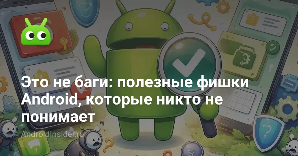 Это не баги: полезные фишки Android, которые никто не понимает