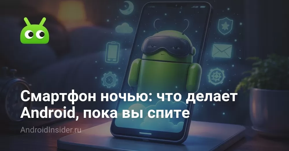 Смартфон ночью: что делает Android, пока вы спите