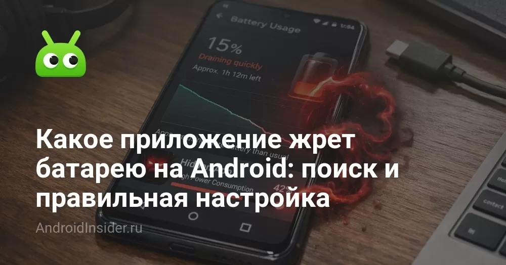 Какое приложение жрет батарею на Android: поиск и настройка
