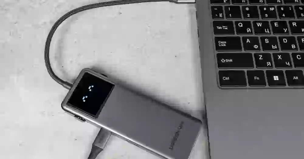 Как подключить все через один USB Type-C. Проверили на себе хаб UGREEN Uno 6-в-1