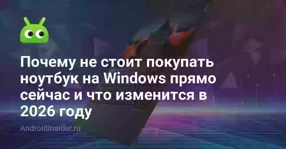 Почему не стоит покупать ноутбук на Windows прямо сейчас и что изменится в 2026 году