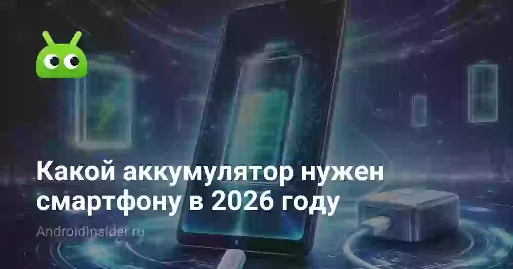 Какой аккумулятор нужен смартфону в 2026 году